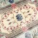 7x11 Rug For Living Room Red Green Bordered Vintage Area Rug, 215x335Cm