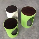 Mid-Century Modern Space Age Design Nesting Table Set by Opal, Germany, 1960s, Set of 3