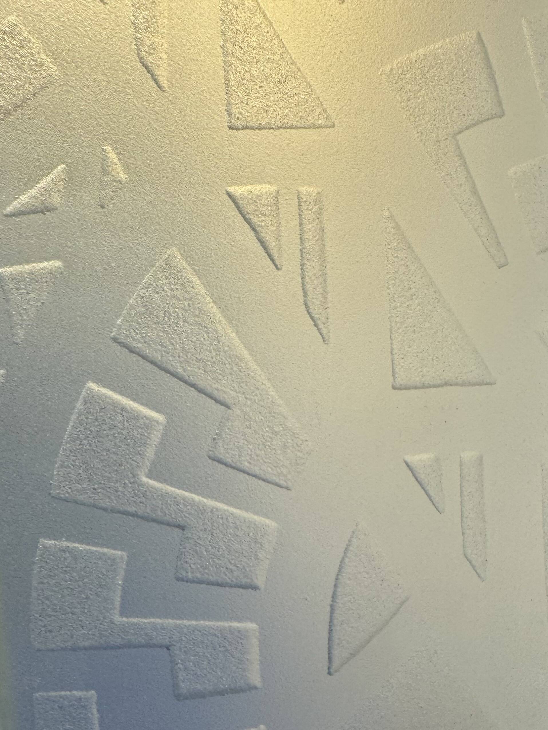 Vintage modernist Art Deco wall light, oak and frosted glass, France, 1930.