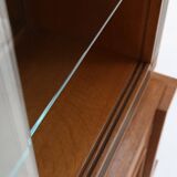 Late Art Deco Display Cabinet in Oak, Belgium 1940s