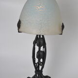 Art Nouveau shell lamp