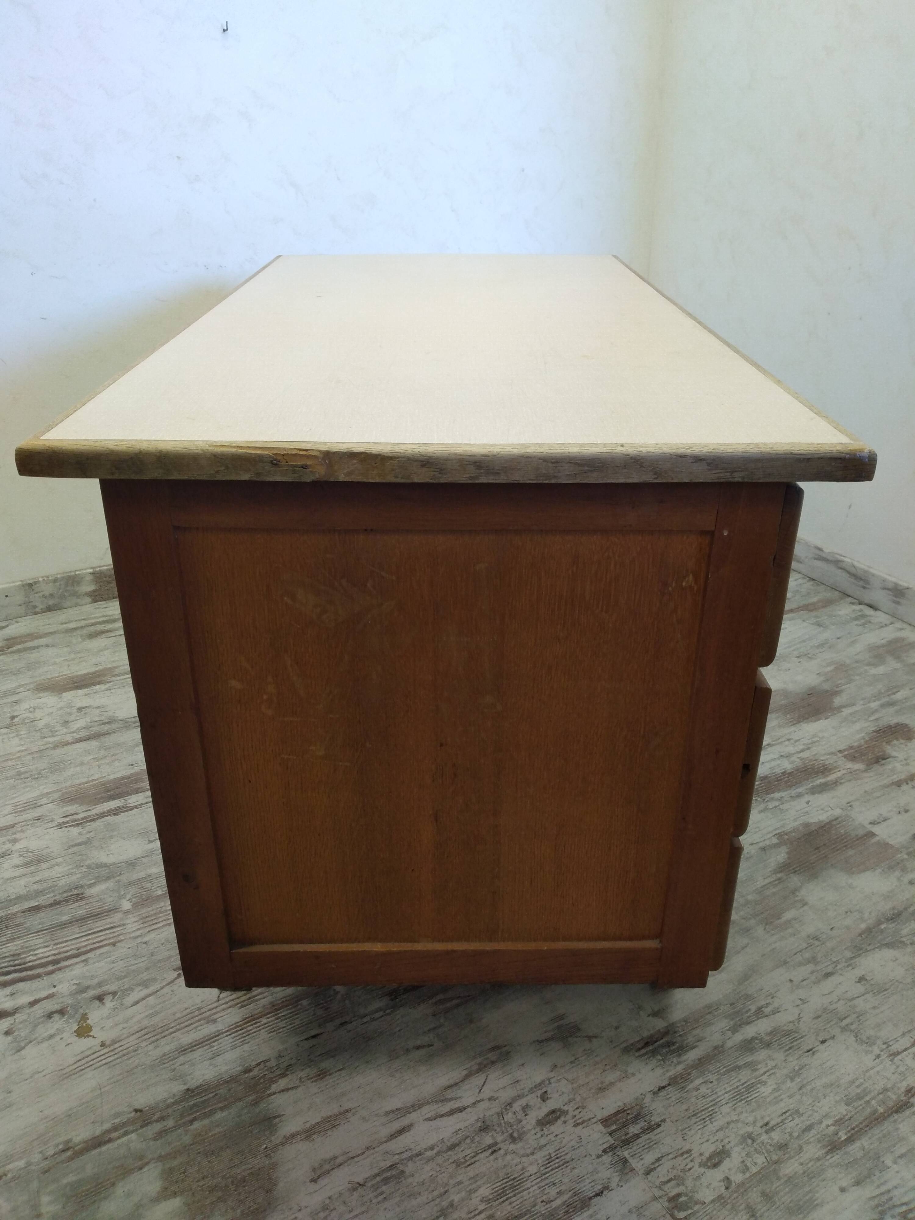 Old schoolmaster's desk