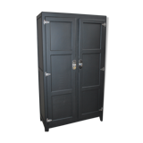 Renovated black parisian wardrobe