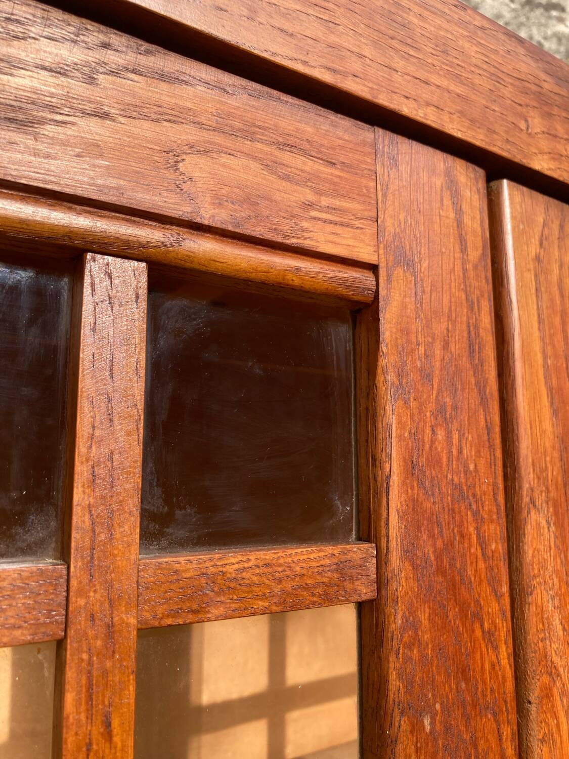 Vintage glass cabinet