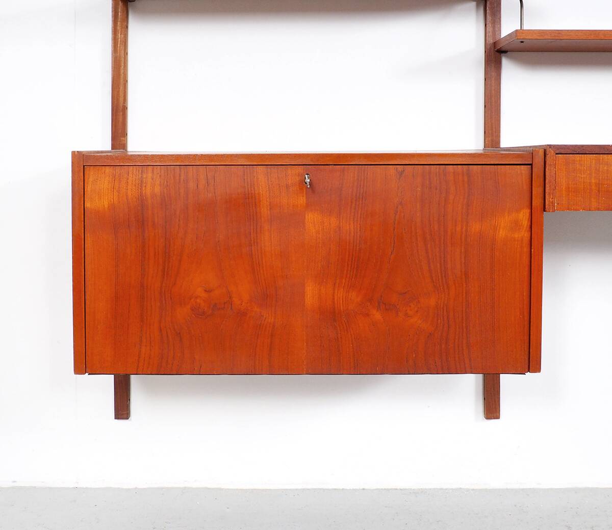 PS System Danish design teak wall system, 1960s