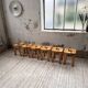 Set of 6 Olof Ottelin stools, Finland 1950.