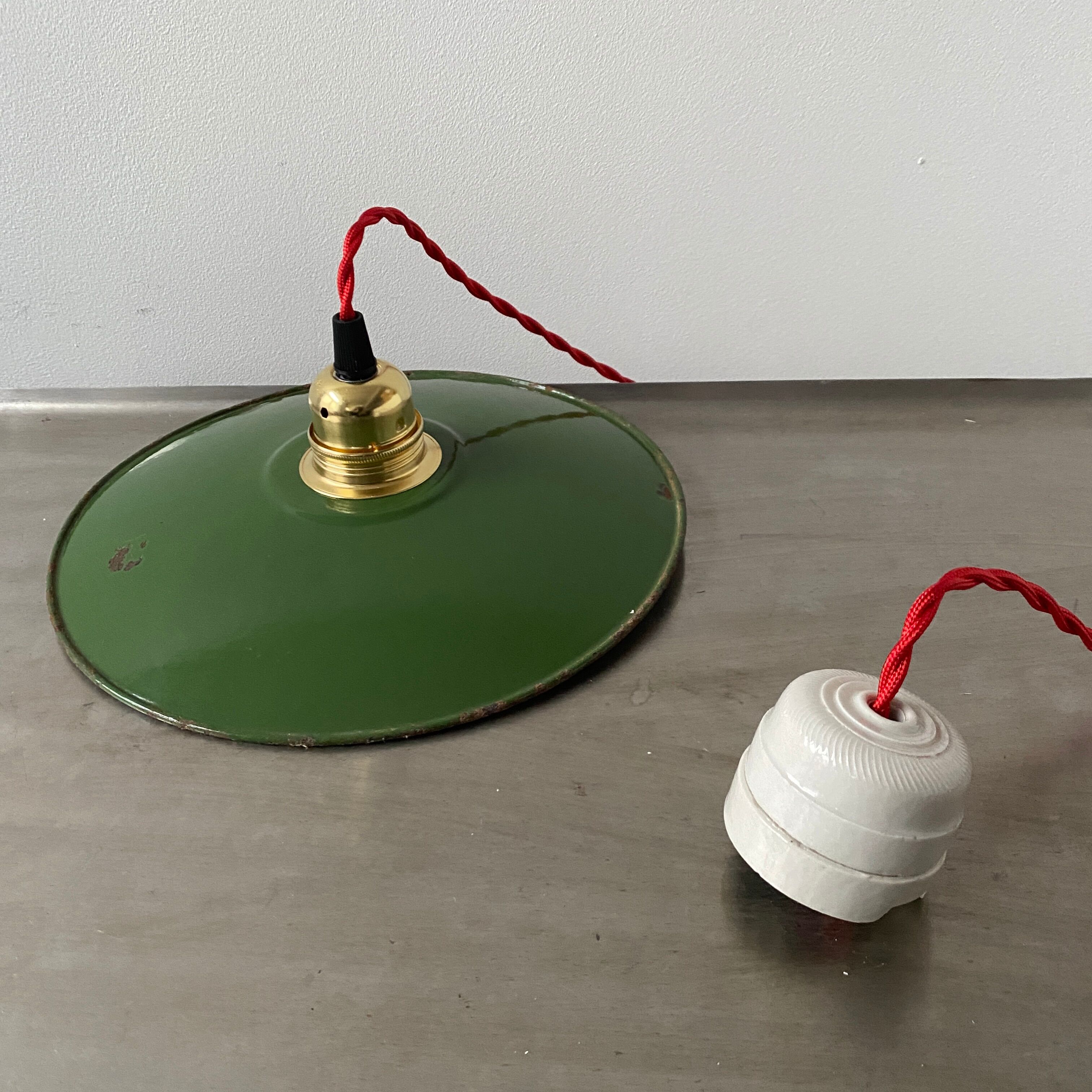 Lot 2 suspensions vintage 24,5 cm