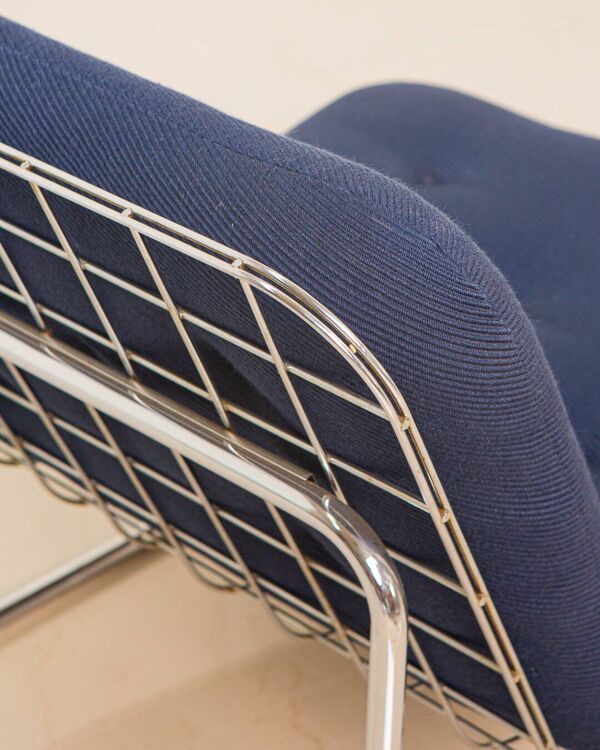 Paire de chauffeuses ''666'' bleu par Kho Liang pour Artifort 70's