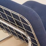 Pair of blue "666" armchairs by Kho Liang for Artifort 70's