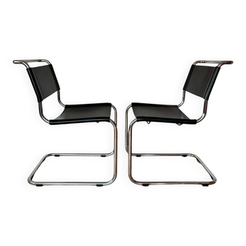 S33 Chairs by Mart Stam for Thonet, 1980s, set of 2