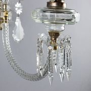 Antique wall sconces in crystal glass, Italy, 20th century