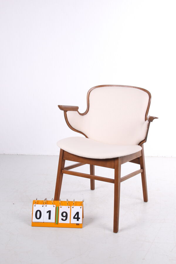 Chaise modèle 107 de Hans Olsen pour Bramin Mobler Danemark, années 1950