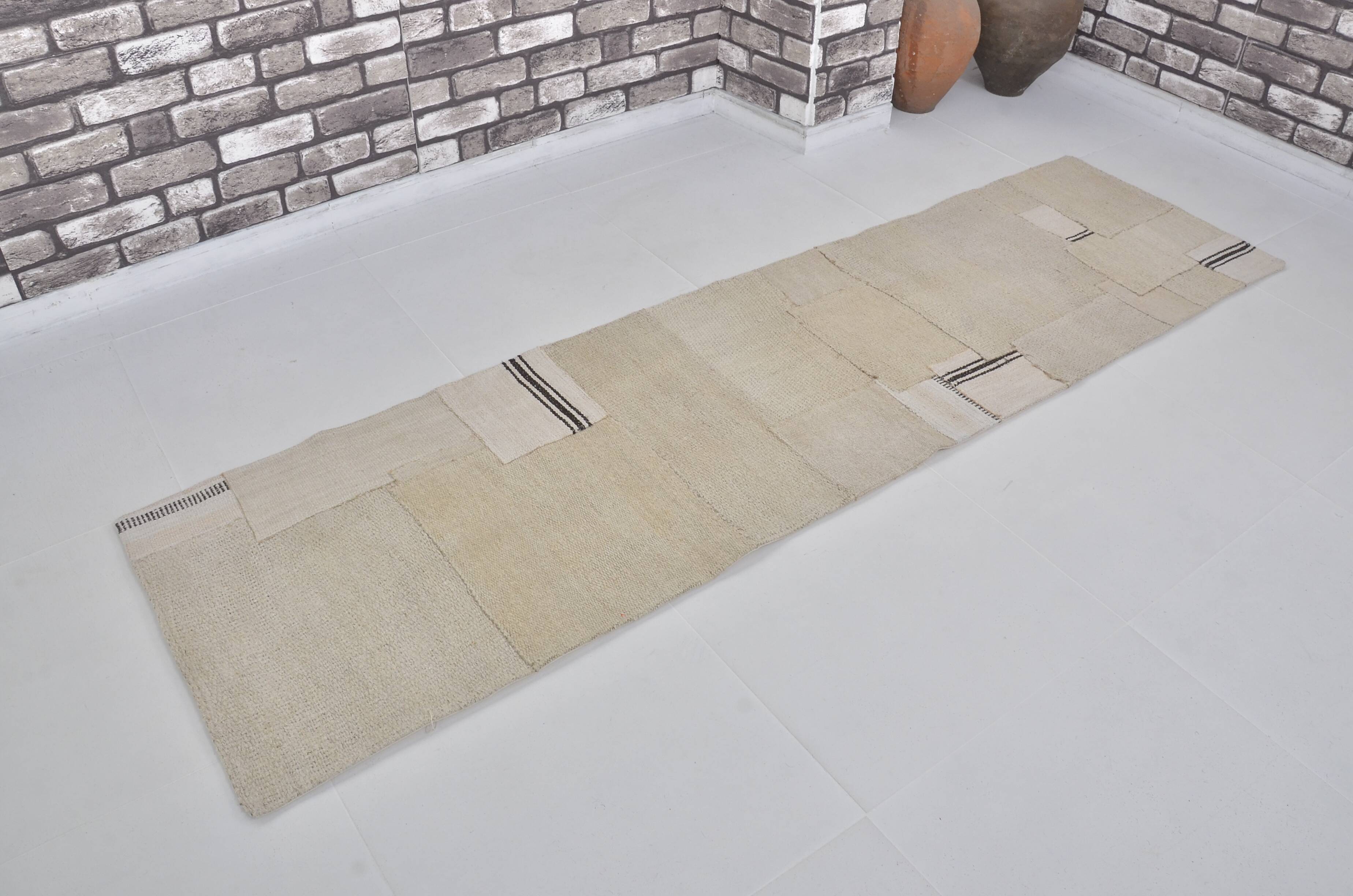 Vintage Anatolian Hemp Kilim Runner sku3844