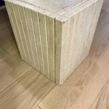 Roche Bobois “eye” travertine table