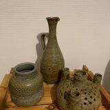 Lot Gres Vintage Ceramic Faience circa 1960