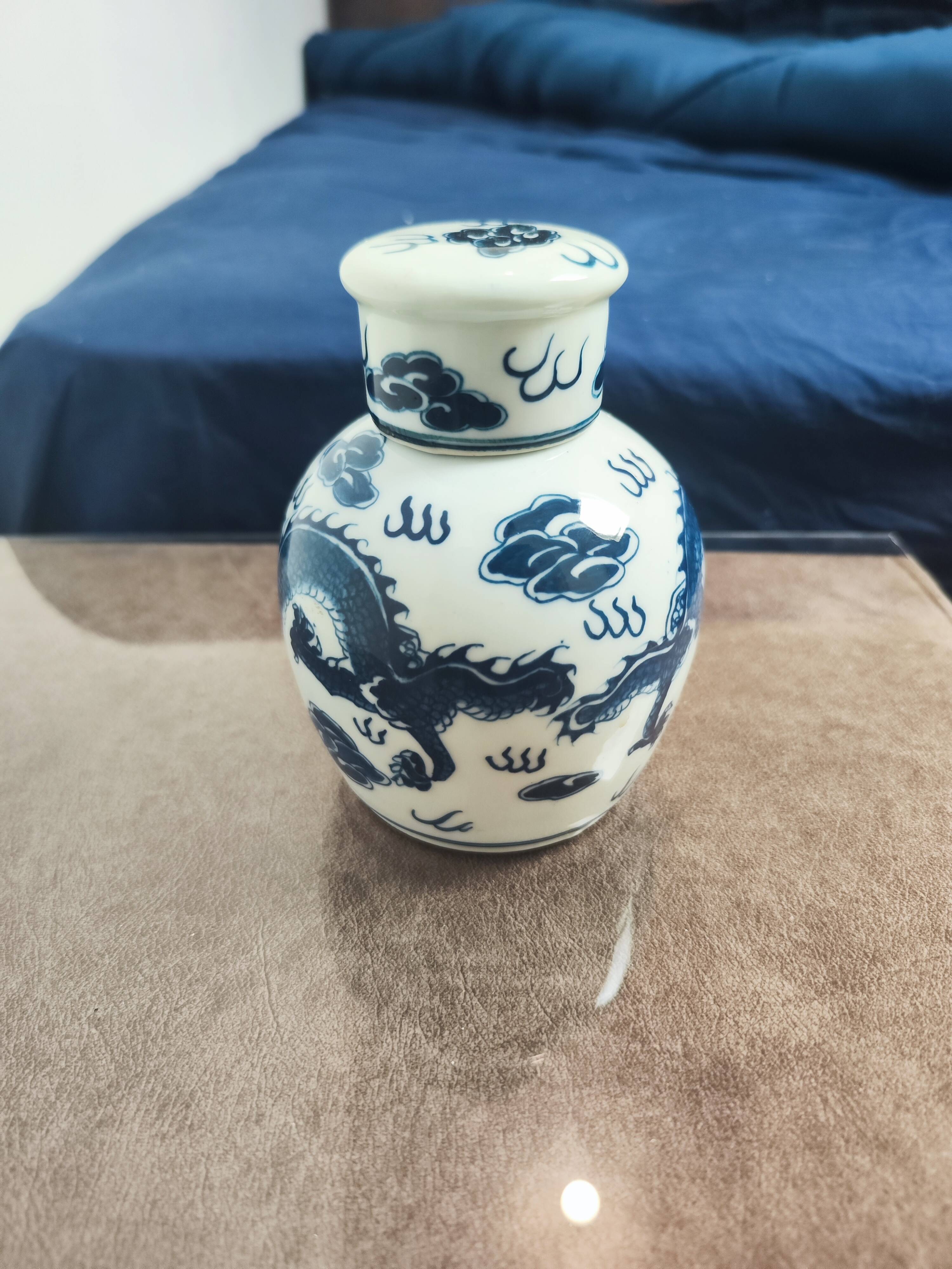 Vase chinois décor Dragon
