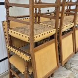 9 armchairs in the Louis XIII style