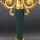 Flamboyant Pair of Candelabra/Chandeliers Solid Bronze Empire Style