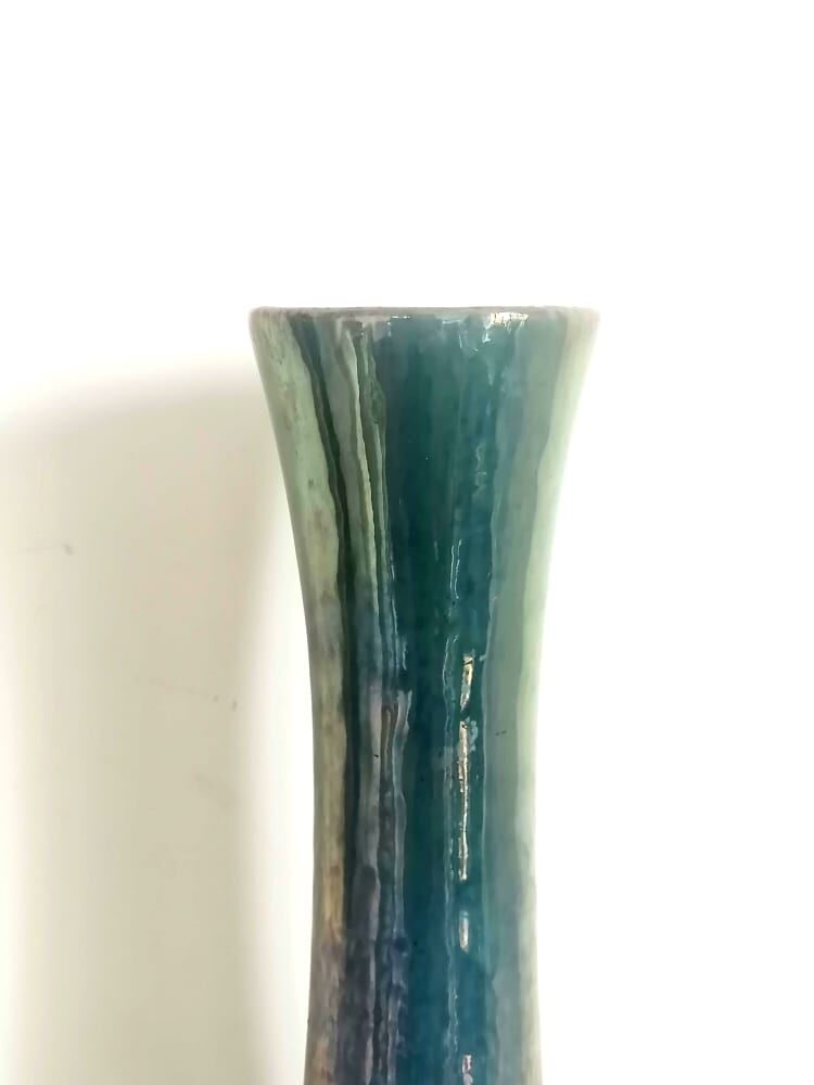 Vase by Cytère, flamed sandstone from Rambervillers around 1930