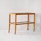 Vintage wooden and glass serving trolley