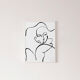 "Divine Figure" - Handmade in black acrylic in limited edition by Atelier Agapé