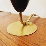 Lovely set of 2 swedish Mid Century Modern brass table lamps