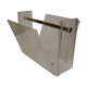 magazine rack in plexiglass ice of David Lange, 1970