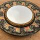 Decorative enamelled mirror on glass - Atelier des Remparts - unique piece and