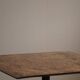 Antique square table with drop leaves made of burl wood, handcrafted in Sweden, 19th century.