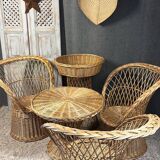 Rattan lounge