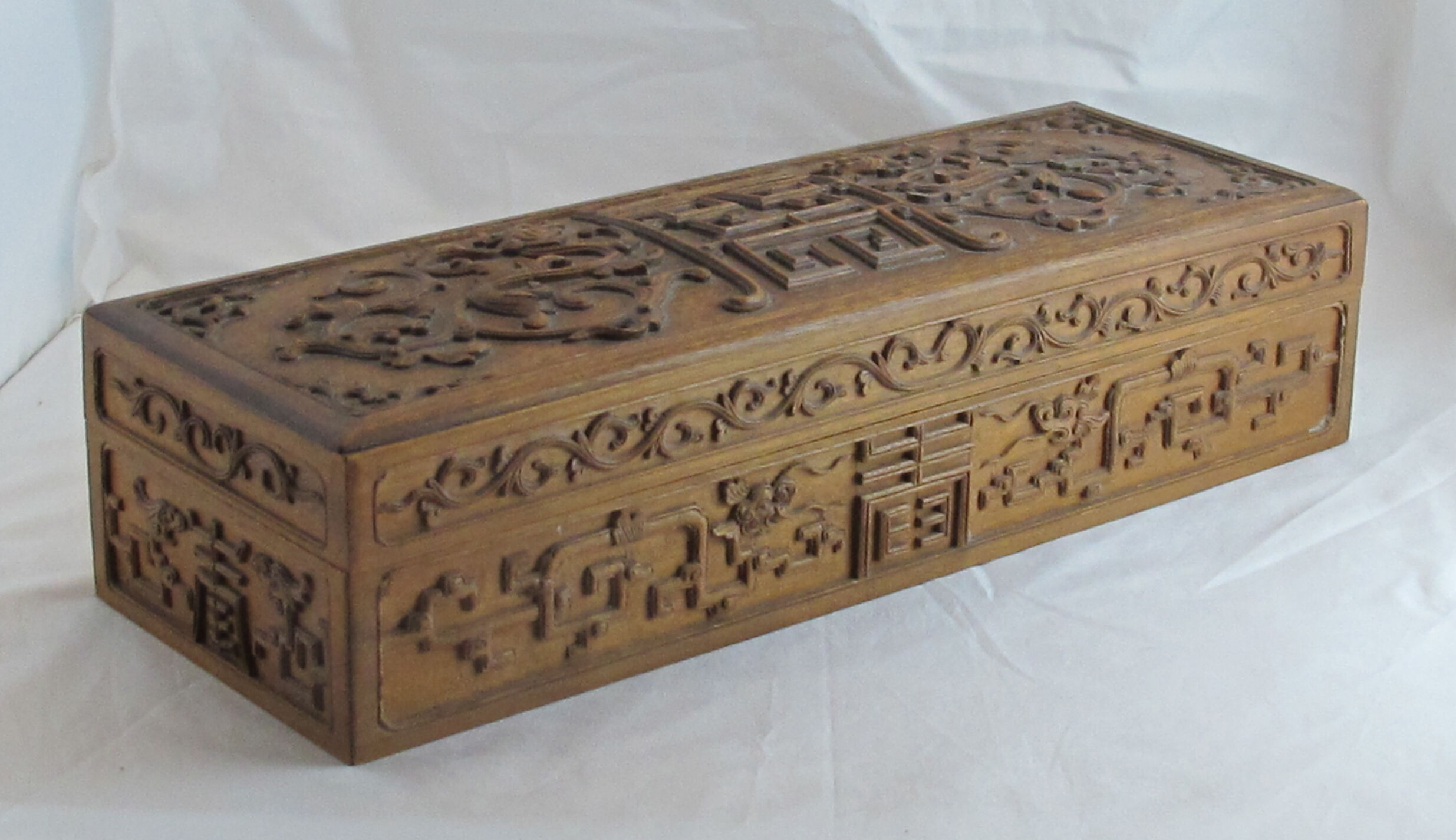 Ancient Asian carved box