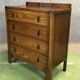 Commode anglaise Art déco en chêne