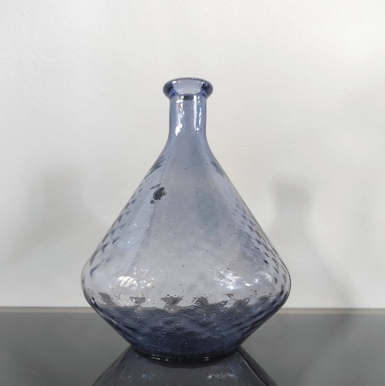Vintage bubble glass carafe / vase - Italy