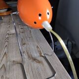 Orange metal lamp
