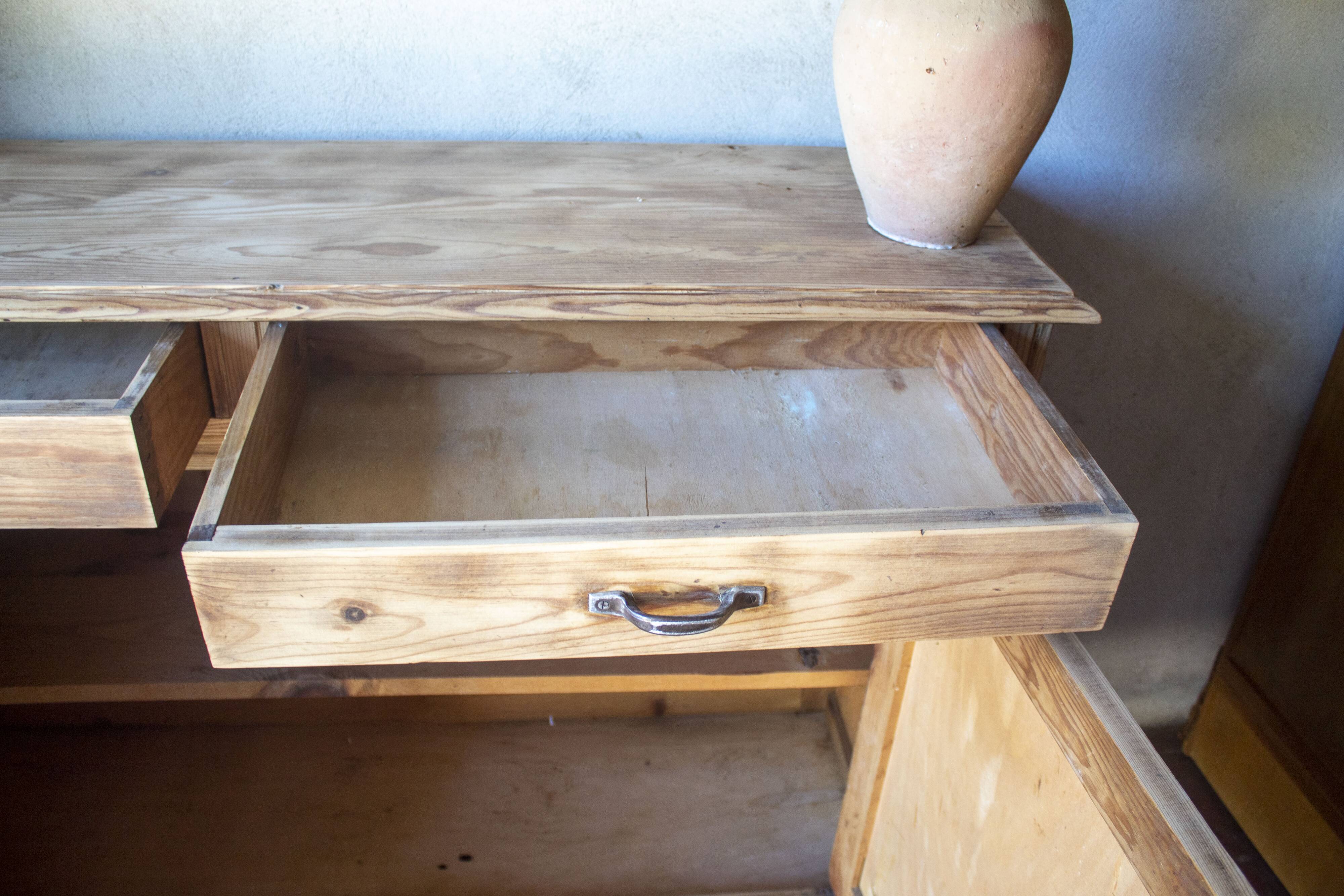 Art Deco buffet in solid wood