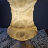 Lampe a poser en albâtre vintage
