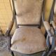 Pair of Louis XVI style armchairs with gendarme hat backs - Wood