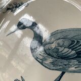 Old round dish Keller and Guérin Lunéville