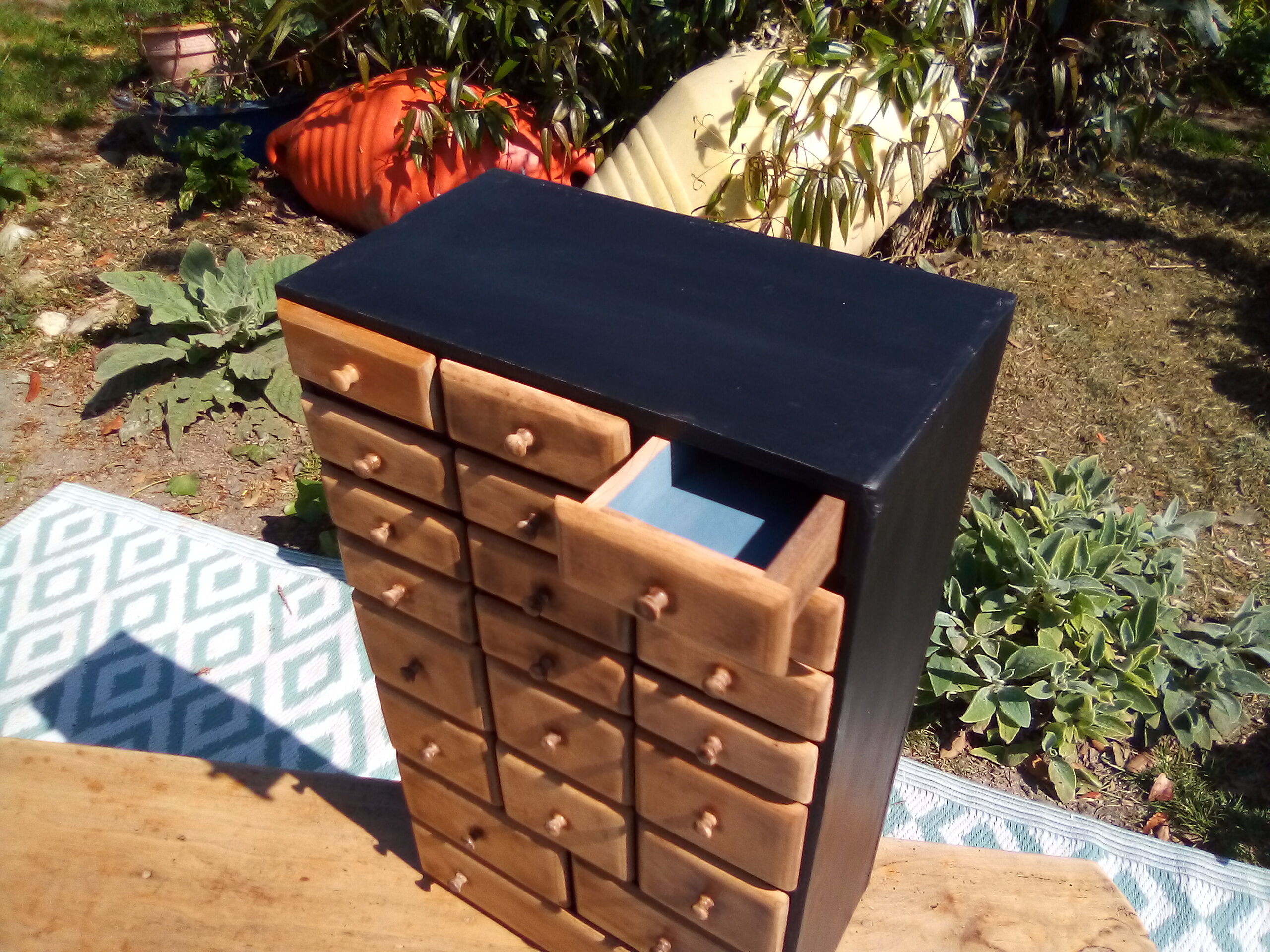 Small furniture with small drawers says layette