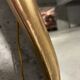 Old gold mirror
