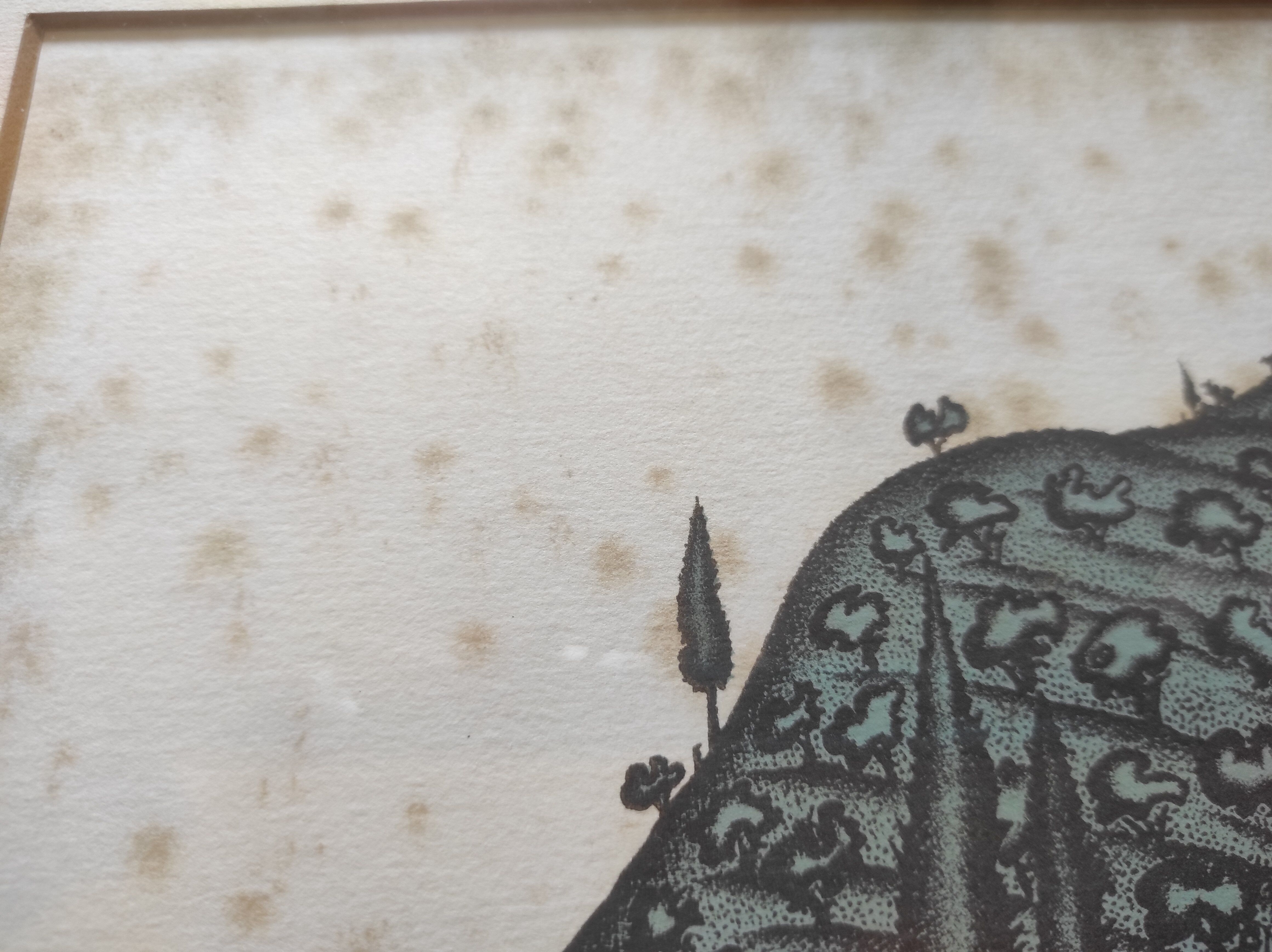 Lithograph of Arnold Leissler, 1981