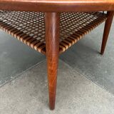 Mid-century modern Danish teak coffee table from the 1960s.