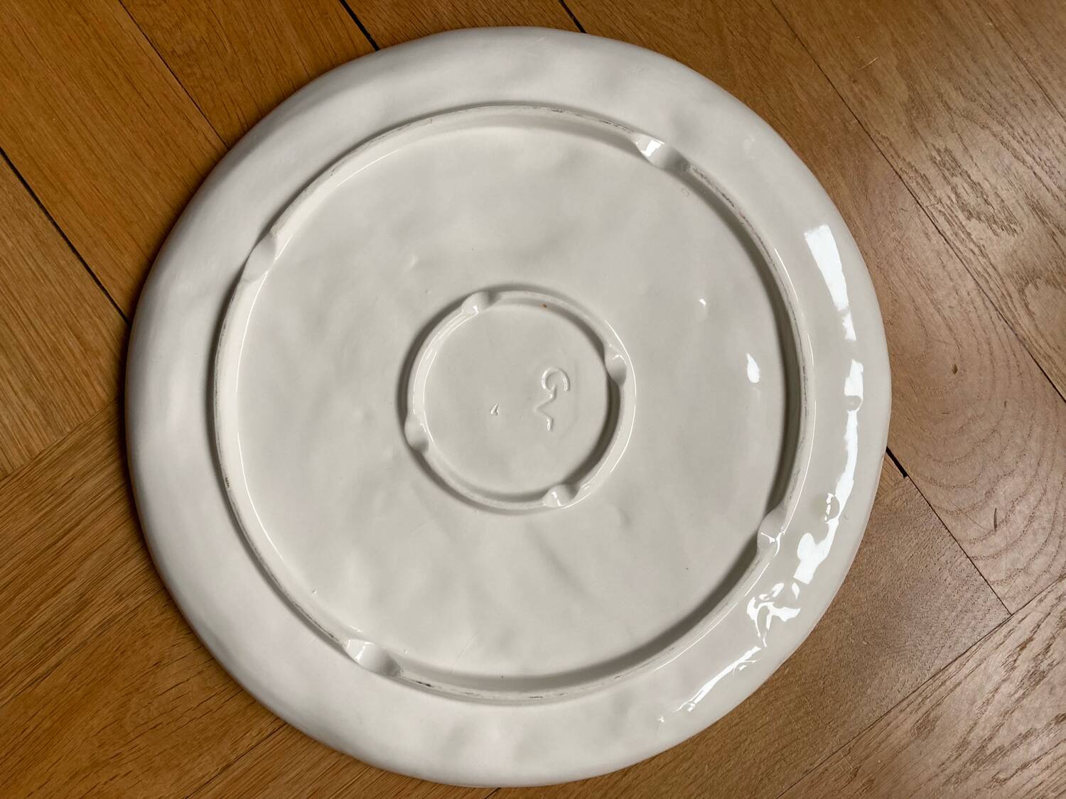 Pie dish - Barbotine fruit cake