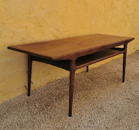 Large Scandinavian coffee table circa 1960