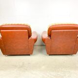 Set of 2 retro armchairs
