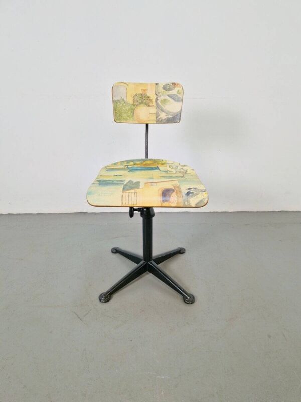 Chaise de bureau vintage par Friso Kramer pour De Cirkel Ahrend, 1960