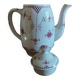 White teapot with rose pattern, Erica model by Franciscan, England