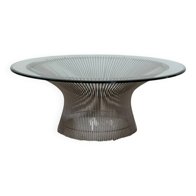 Table basse en fil métallique par Warren Platner pour Knoll, années 1960.