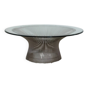 Table basse en fil métallique par Warren Platner pour Knoll, années 1960.