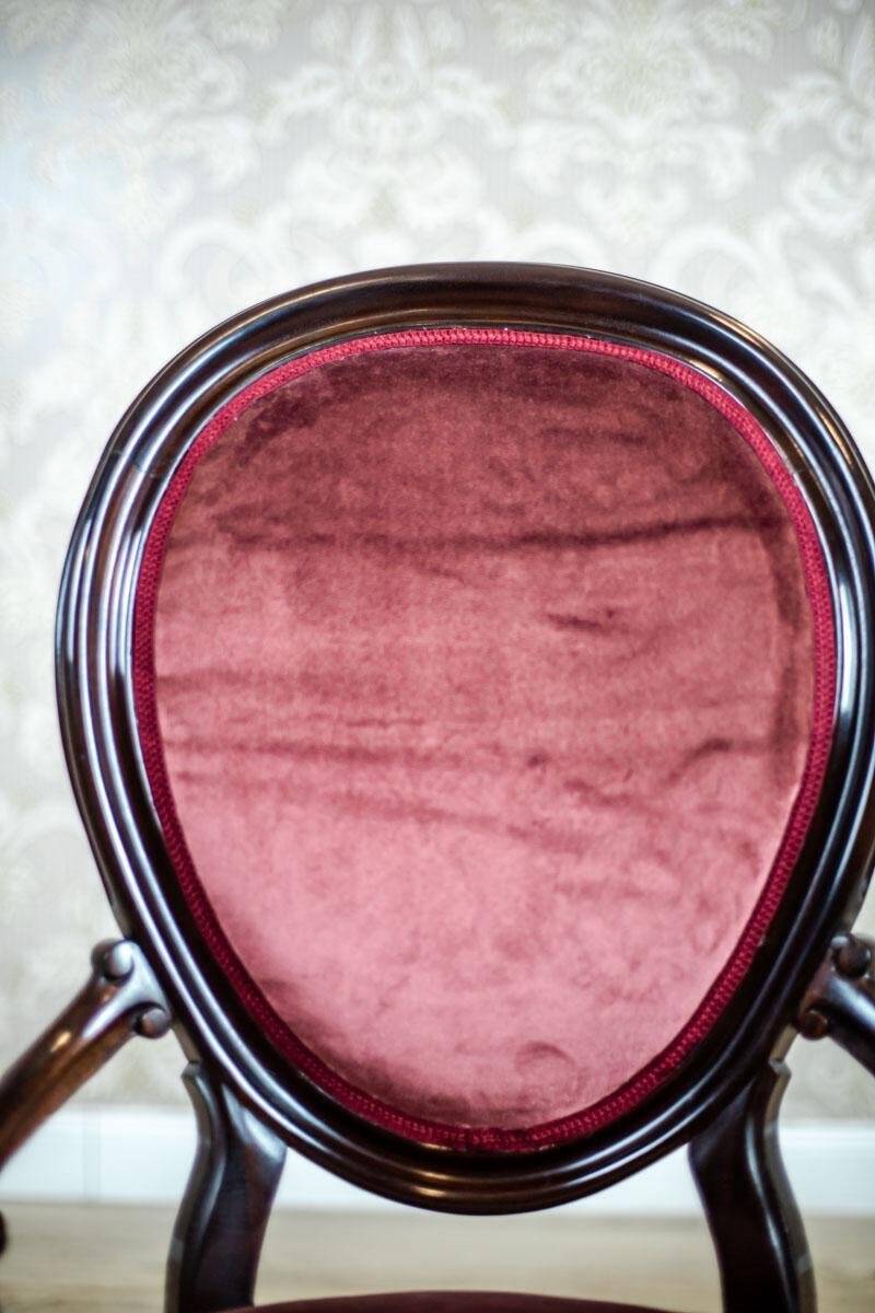 Louis Philippe Walnut Armchair, 1850s